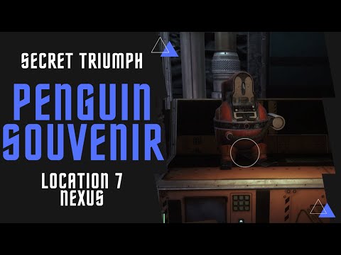 Penguin Souvenir 7 location in Nexus | Secret Triumph | Destiny 2