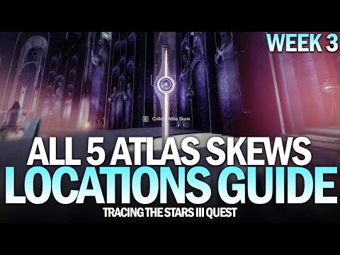 All 5 Atlas Skews Location Guide - Tracing the Stars III (Week 3) [Destiny 2]