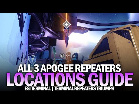 All 3 Esi Terminal Apogee Repeater Locations Guide (Strange New Heights Triumph) [Destiny 2]
