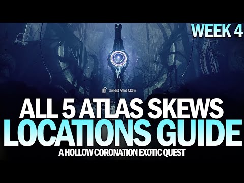 All 5 Atlas Skews Location Guide - A Hollow Coronation Exotic Quest (Week 4) [Destiny 2]