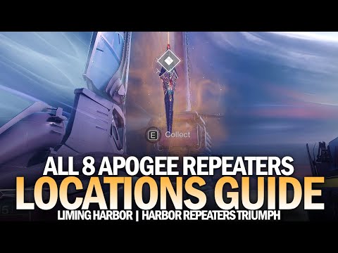 All 8 Liming Harbor Apogee Repeater Locations Guide (Strange New Heights Triumph) [Destiny 2]