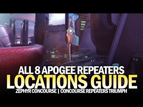 All 8 Zephyr Concourse Apogee Repeater Locations Guide (Strange New Heights Triumph) [Destiny 2]