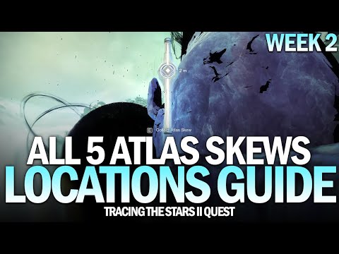 All 5 Atlas Skews Location Guide - Tracing the Stars II (Week 2) [Destiny 2]