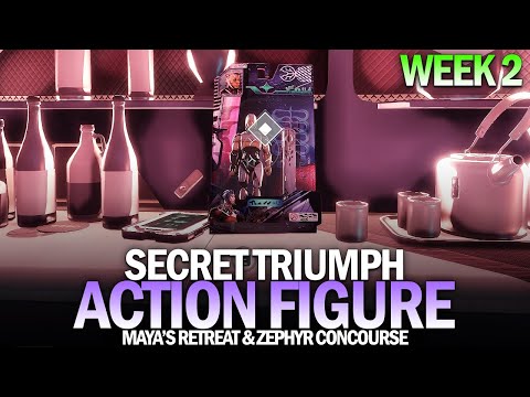 All Action Figure Locations Guide - Week 2  (Maya's Retreat & Zephyr Concourse) [Destiny 2]