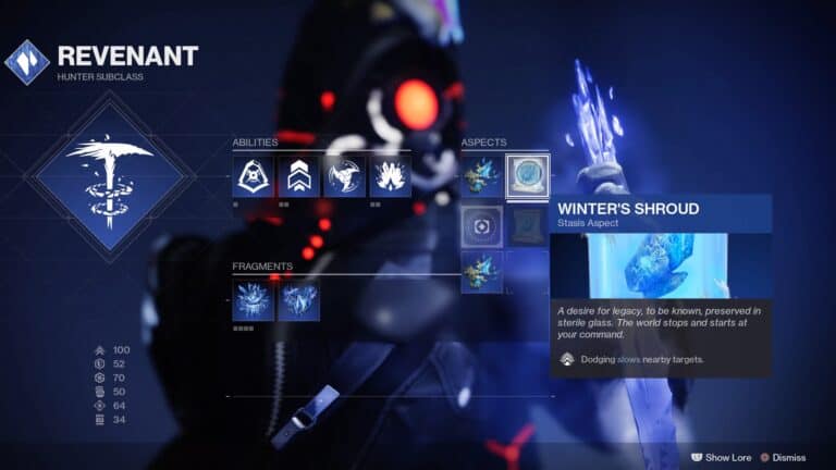 How To Unlock The Second Stasis Aspect In Destiny 2 Beyond Light