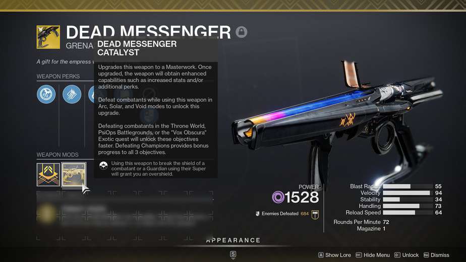 the messenger destiny 2